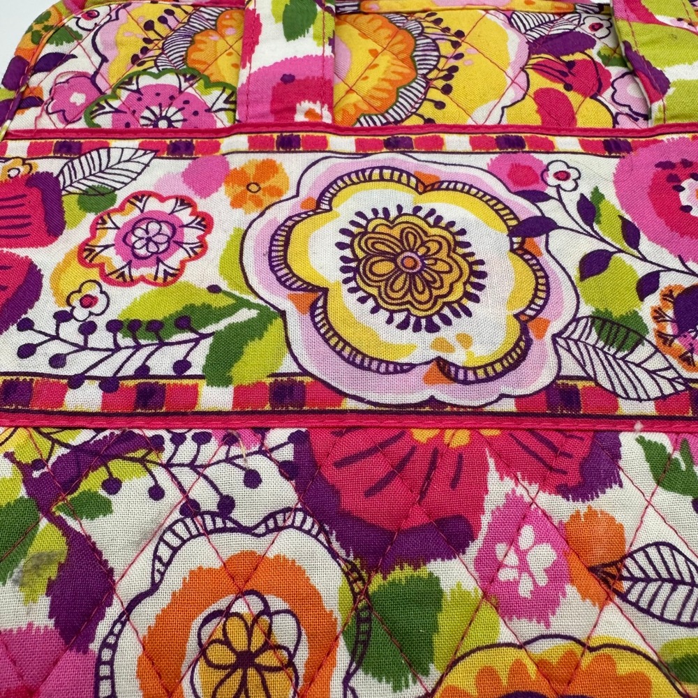 New Vera Bradley Clementine Hanging Travel Organizer Quilted Floral Toiletry Bag - Picture 2 of 8